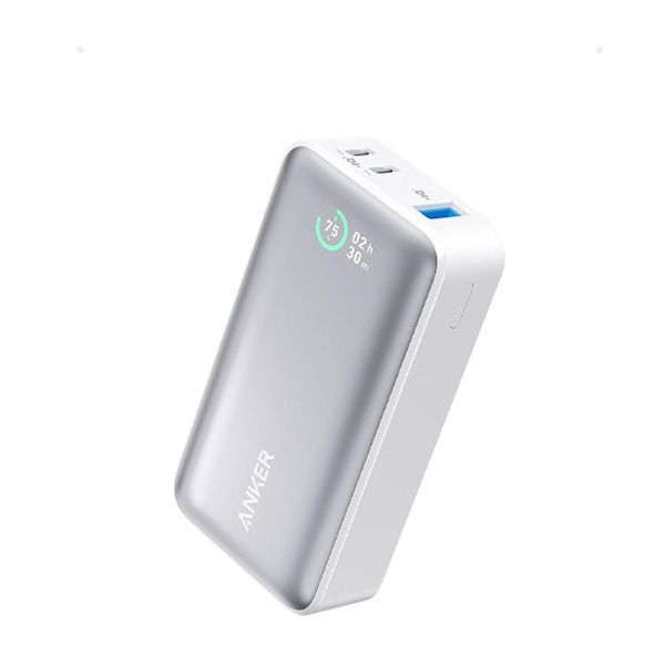 شاحن متنقل 533 PowerCore بقوة 30 واط سعة 10000 مللي أمبير من Anker | أبيض شاحن متنقل 533 PowerCore بقوة 30 واط سعة 10000 مللي أمبير من Anker | أبيض